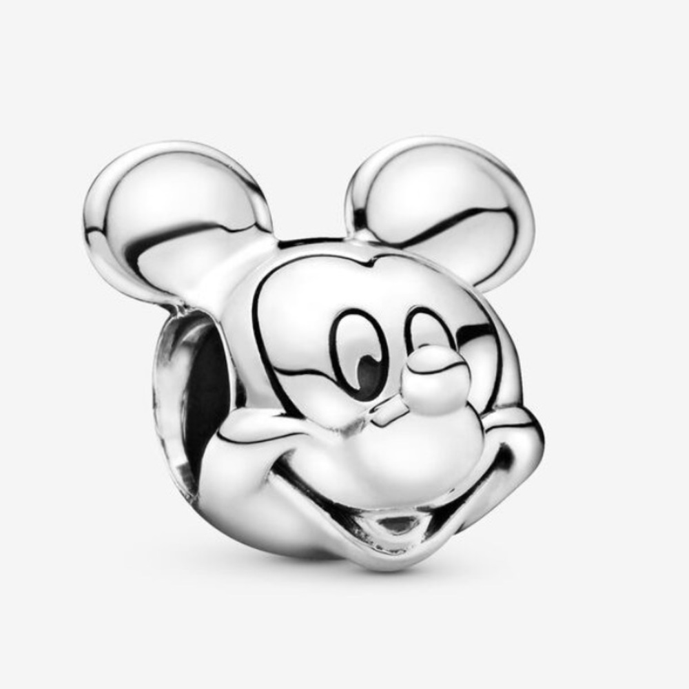 ❤️🖤💛 Pandora Authentic Mickey Mouse Head Charm 💛🖤❤️